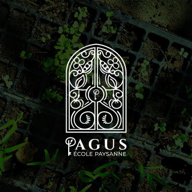 Logo et Identité Visuelle de l'école paysanne Pagus en Charente.