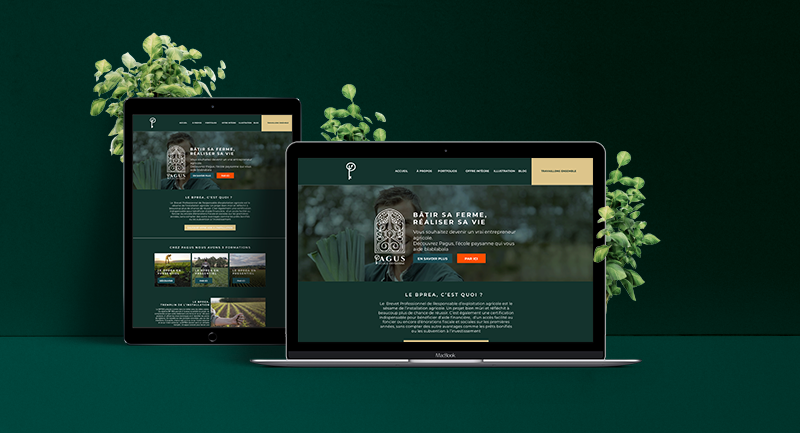 site internet Pagus, école paysanne