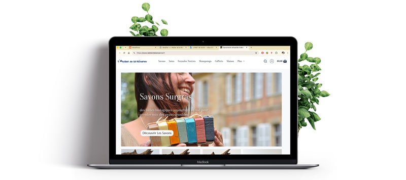 Site Internet de L'Atelier de la Réserve